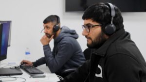 Engineers dealing with cyber queries